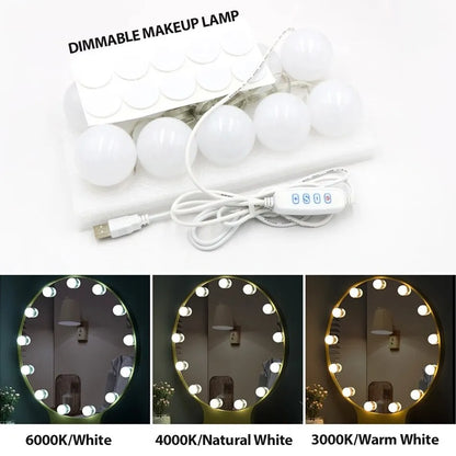 3 Modes Vanity Lights for Mirror | Makeup Lights